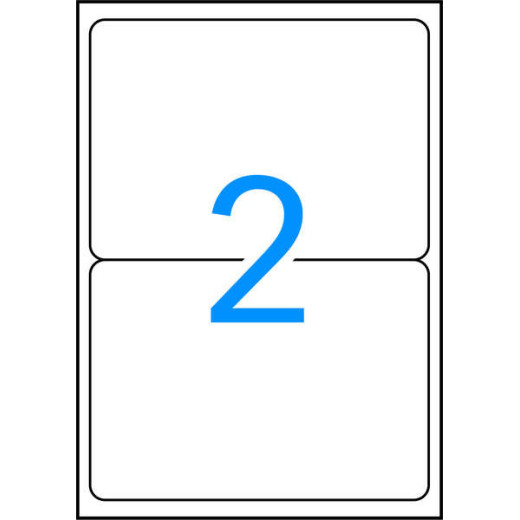 Apli Etiquetas Blancas Resistentes Intemperie 199.6 x 143.5mm 20 Hojas