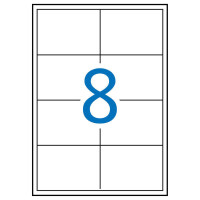 Apli Pack de 800 Etiquetas Rectangulares 97x67