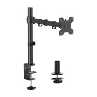 Aisens Soporte de Mesa Eco Giratorio e Inclinable para Monitor/TV 10Kg (3 Pivotes - 1 Brazo) de 17-32" - Color Negro