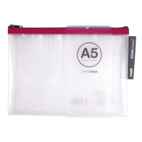 Apli Sobres Porta-Todo de Goma Eva Transparente - Tamaño A5 (235x175mm) - Suaves