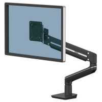 Fellowes Tallo Brazo para Monitor Individual - Hasta 9kg - Ajustable con Muelle de Gas - Color Negro