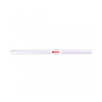 Apli Rollo de Polipropileno Transparente - Adhesivo Reposicionable - Sistema Easy Peel - Cuadricula de Precision - Alta Resistencia a Arañazos y Roturas