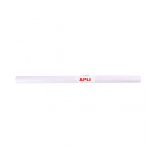Apli Rollo de Polipropileno Transparente - Adhesivo Reposicionable - Sistema Easy Peel - Cuadricula de Precision - Alta Resistencia a Arañazos y Roturas