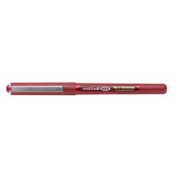 Uni-ball UB-150-38 Eye Ultra Micro Boligrafo de Tinta Liquida - Punta de Bola 0.38mm - Tinta Resistente al Agua y Luz - Sistema de Control de Tinta - Color Rojo