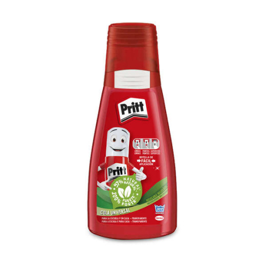 Pritt Cola Universal Liquida Transparente 100gr - Ideal para Manualidades - Lavable - Sin Disolventes - Pega Diferentes Materiales