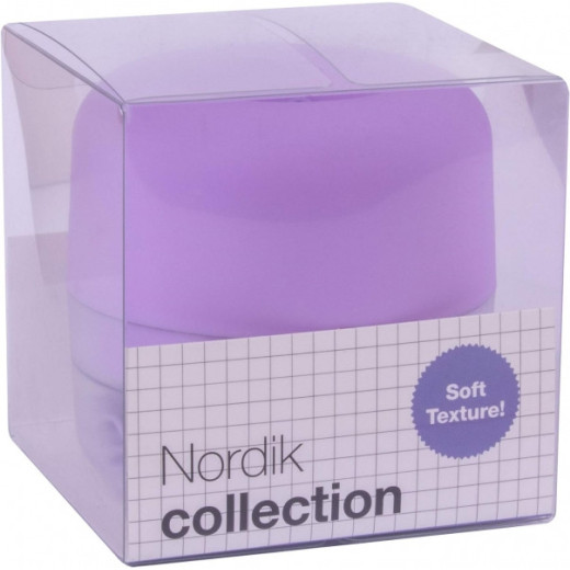 Apli Dispensador de Clips Nordik Collection - Base Translucida - Tapa Magnetica Soft Touch - Incluye 50 Clips - Ideal para Hogar