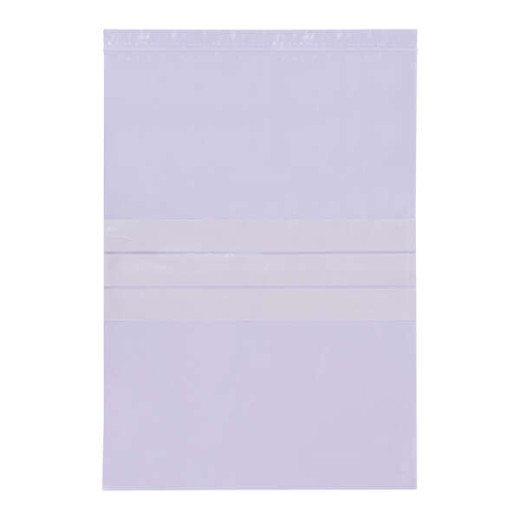 Apli Pack de 100 Bolsas con Zip Auto Cierre Transparentes 250 x 350mm - Material LDPE - Cierre Seguro y Facil Manipulacion - Uso Alimenticio - Utiles para Viajes