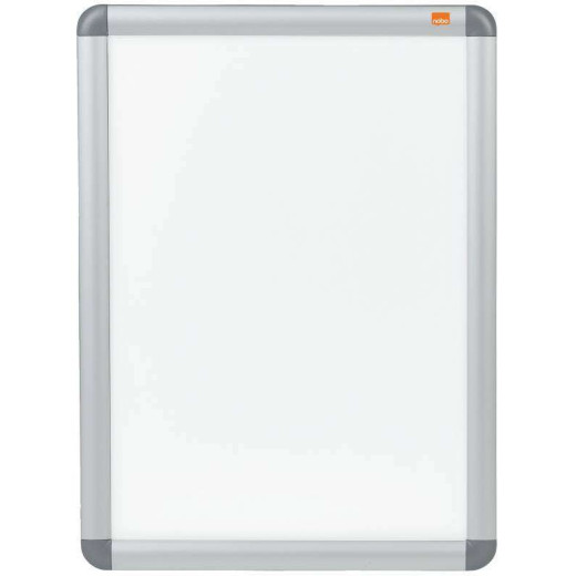 Nobo Marco Publicitario Tamaño A3 con Proteccion de PVC Antirreflectante y Resistente a la Intemperie - Marco de Aluminio Elegante - Color Plata