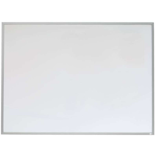 Nobo Pizarra Blanca Magnetica Pequeña con Marco de Aluminio 585x430mm - Borrado en Seco - Almohadillas Adhesivas - Ideal para Oficinas y Espacios Familiares - Incluye Rotuladores