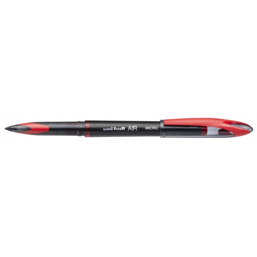 Uni-ball AIR MICRO UBA-188-M Rollerball - Punta de Bola 0.5mm - Escribe como Pluma Estilografica - Tinta Pigmentada Resistente al Agua y Luz - Color Rojo