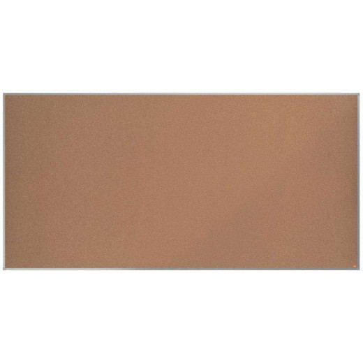 Nobo Tablero Anuncios Corcho Essence 2400x1200mm - Montaje Esquinas - Superficie Corcho - Marco Aluminio Anodizado - Color Natural
