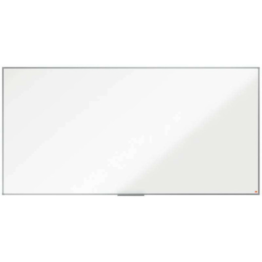 Nobo Essence Pizarra Magnetica de Acero Vitrificado 2400x1200mm - Montaje en Esquinas - Superficie de Borrado Superior - Color Blanco