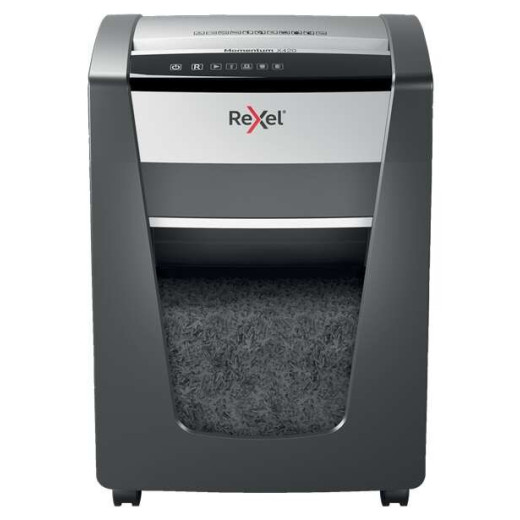 Rexel Momentum X420 Destructora de Papel Manual Corte Confeti - Destruye hasta 20 Hojas - 30L