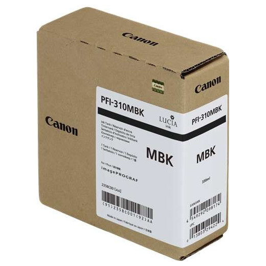 Canon PFI310 Negro Mate Cartucho de Tinta Original - 2358C001