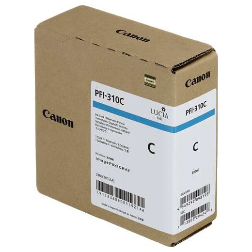 Canon PFI310 Cyan Cartucho de Tinta Original - 2360C001