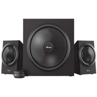 Trust Yuri Sistema de Altavoces 2.1 120W - Subwoofer 30W - Control de Bajos - Cable de 1.50m - Color Negro