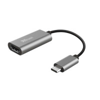 Trust Dalyx Adaptador USB-C a HDMI - Compatible con UHD 4K - Audio Multicanal - Aluminio