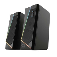 Trust Gaming GXT 609 Zoxa Altavoces USB 2.0 12W - Iluminacion LED RGB - Altavoz de 40mm - Color Negro