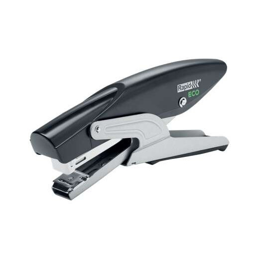 Rapid ECO Grapadora de Tenaza - Fabricadas con un 81% de Plastico Reciclado - Hasta 20 Hojas - Para Grapas 24/6