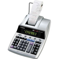 Canon MP1211-LTCS Calculadora de Impresion 12 Digitos - Impresion en Negro y Rojo - Pantalla LCD de 1 Linea - Diseño de Teclado Espacioso