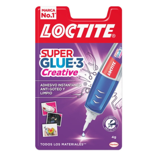 Loctite Superglue-3 Creative Pen 4Gr - Adhesivo Universal en Forma de Boligrafo - Aplicacion Gota a Gota Precisa y Limpia - No Gotea - Fuerza de Union Maxima