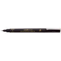 Uni-ball Uni Pin 500 Rotulador Calibrado Brush Extra Fino - Punta Poliacetal - Tinta Pigmentada Resistente al Agua y Luz - Color Negro