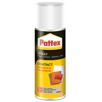 Pattex Contact Spray Cola de Contacto en Spray 400 ml - Pega con Maxima Resistencia - Para una Amplia Variedad de Materiales - Ideal para Madera