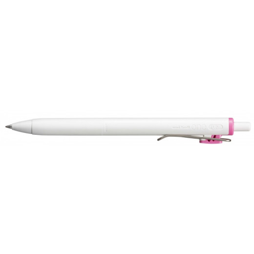 Uni-ball UMN-S-07 Boligrafo de Tinta Gel Retractil - Punta de Bola 0.7mm - Escritura Ultra Fluida - Agarre Suave y Comodo - Color Rosa