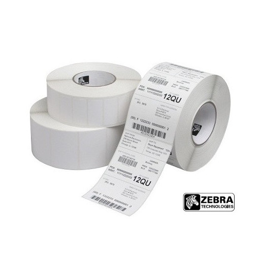 Zebra Z-Select 2000T Pack de 12 Rollos de Etiquetas Termicas Originales 102x76mm - Adhesivo Permanente - 930 Unidades x Rollo - 3006320