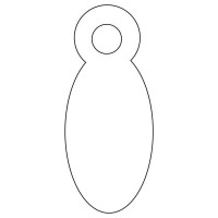 Apli Etiquetas Colgantes Blancas 8 x 19mm 1.000 U.