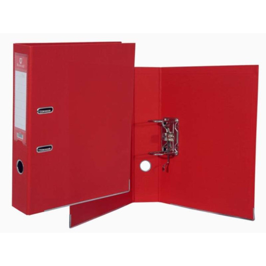 Bismark Archivador A-Z PVC Formato Folio Lomo 75mm - Gran Resistencia - Tarjetero en el Lomo - Cartoneras Metalicas en el Borde Inferior - Mecanismo de Palanca