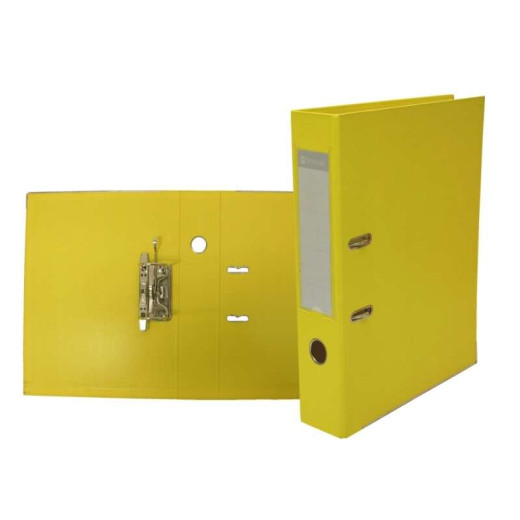 Bismark Archivador A-Z en PVC Formato Folio con Lomo de 75mm - Gran Resistencia - Tarjetero en el Lomo - Cartoneras Metalicas en el Borde Inferior - Mecanismo de Palanca