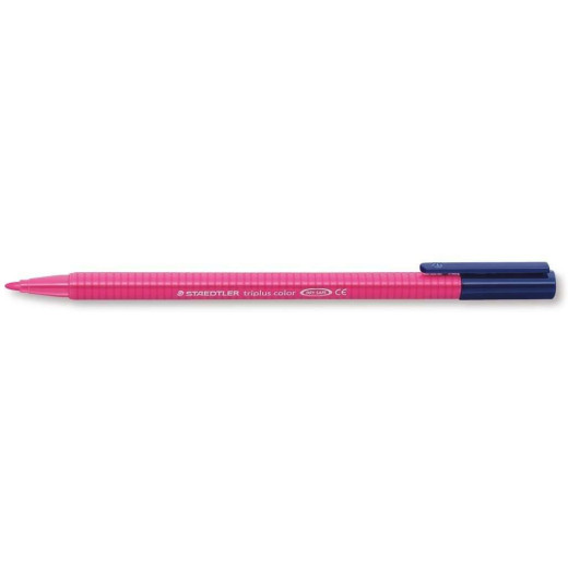 Staedtler Triplus Color 323 Rotulador de Punta Fina - Trazo 1mm Aprox - Tinta Base de Agua - Color Magenta