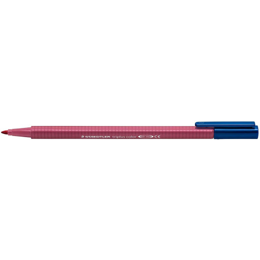 Staedtler Triplus Color 323 Rotulador de Punta Fina - Trazo 1mm Aprox - Tinta Base de Agua - Color Malva