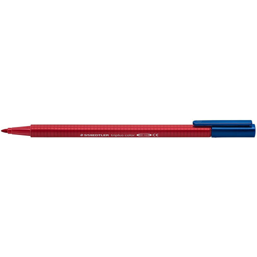 Staedtler Triplus Color 323 Rotulador de Punta Fina - Trazo 1mm Aprox - Tinta Base de Agua - Color Rojo Carmin