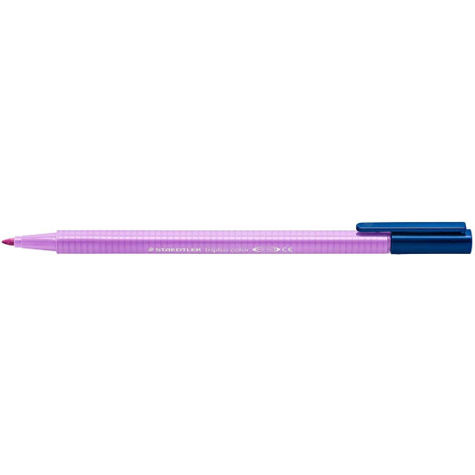 Staedtler Triplus Color 323 Rotulador de Punta Fina - Trazo 1mm Aprox - Tinta Base de Agua - Color Lavanda