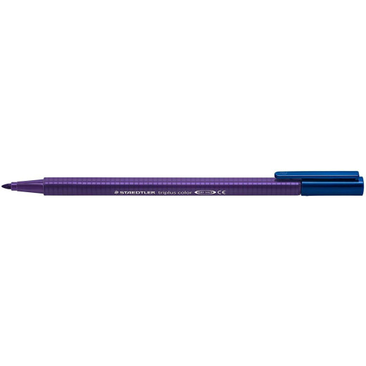 Staedtler Triplus Color 323 Rotulador de Punta Fina - Trazo 1mm Aprox - Tinta Base de Agua - Malva Oscuro