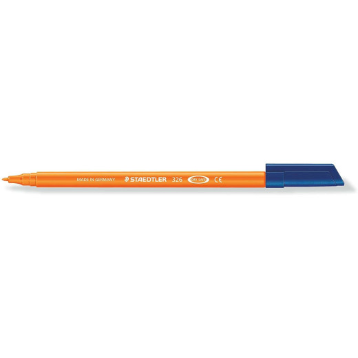 Staedtler Noris 326 Rotulador de Punta Fina - Trazo 1mm Aprox - Tina Base de Agua - Color Naranja