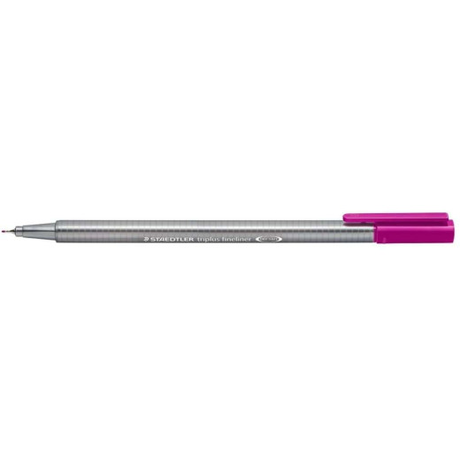 Staedtler Triplus Fineliner 334 Rotulador de Punta Fina - Trazo de 0.3mm - Tinta Base de Agua - Color Violeta Oscuro