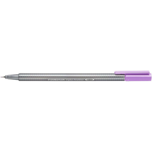 Staedtler Triplus Fineliner 334 Rotulador de Punta Fina - Trazo de 0.3mm - Tinta Base de Agua - Color Lavanda