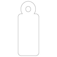 Apli Etiquetas Colgantes Blancas 13 x 34mm 1.000 U.