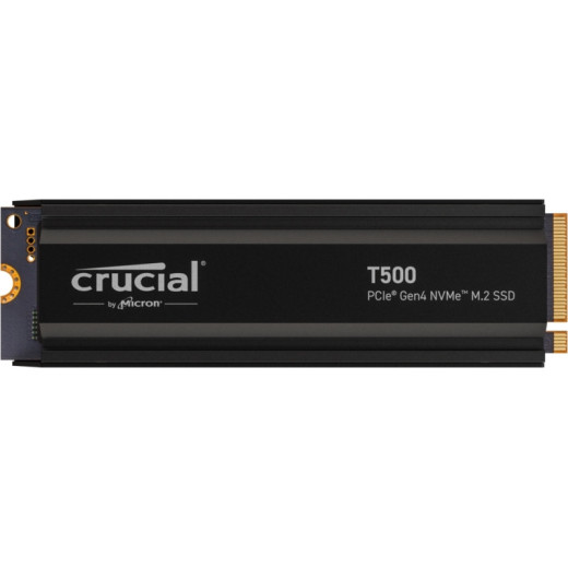 Crucial T500 Disco Duro Solido SSD 1TB M2 2280 PCIe NVMe 4.0 x4 Heatsink