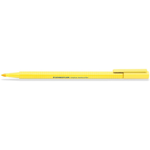Staedtler Triplus Textsurfer 362 Rotulador Fluorescente - Punta Biselada 1 - 5mm Aprox - Tinta Base de Agua - Color Amarillo Claro