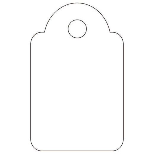 Apli Etiquetas Colgantes Blancas 15 x 24mm 1.000 U.