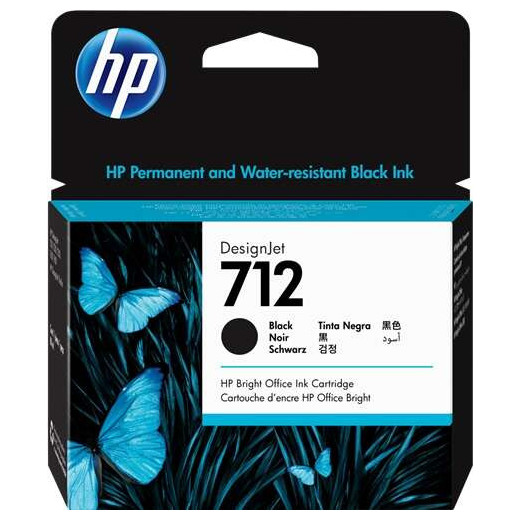 HP 712XL Negro Cartucho de Tinta Original - 3ED71A