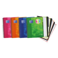 Oxford School Lagoon A4+ Europeanbook 4 - Tapa de Plastico Resistente - Incluye Separadores 5x5 - 120 Hojas de Papel de Alta Calidad - 50% mas Hojas Gratis