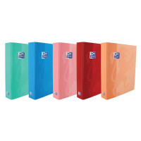 Oxford Carpeta de Anillas Classic Formato A4+ - Tapa Extradura Brillante - Anillas en Forma de D 40mm - Colores Surtidos