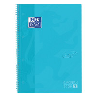 Oxford School Touch Europeanbook 1 Cuaderno A4+ 80 Hojas Cuadricula 5x5mm - Tapa Extradura - Color Azul