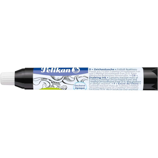 Pelikan Tinta China Pipeta - Ideal para Dibujo y Caligrafia - Resistente al Agua - Secado Rapido - Color Negro