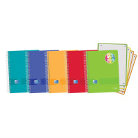 Oxford Live & Go A5+ Europeanbook - Tapa de Plastico - 120 Hojas - Colores Surtidos